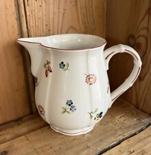 Villeroy & Boch Petite Fleur Porcelain 4.75" Milk 16oz Pitcher Jug Luxembourg