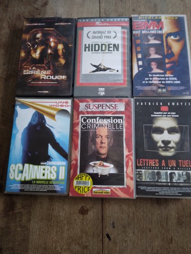 Lot cassettes vhs film - de, /film