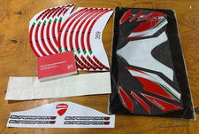Ducati OEM Supersport S Rim Decals,  Graphis and Booklet Ducati Corse Motorcycle