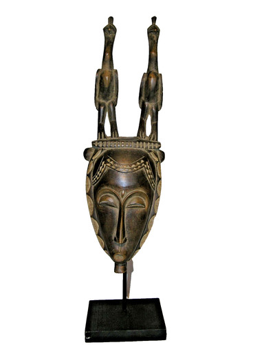 Masque africain yohouré - masque,