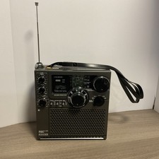 SONY FM/MW/SW 5 Band Model ICF-5900W Shortwave Radio Works Very Nice !