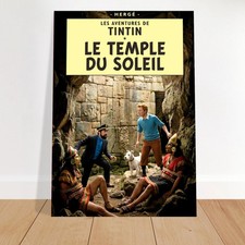 AI Poster "Tintin - Le Temple