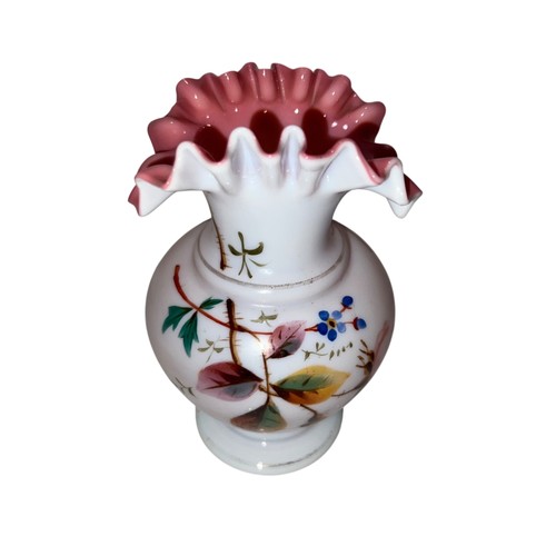 Vintage hand painted opaline - vintage,