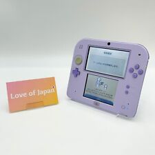 Nintendo 2DS Lavender Console Japanese ver Good Condition Tested Working