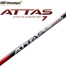 UST Mamiya Golf Japan ATTAS RX SUNRISE RED 7 tige graphite pour pilotes &