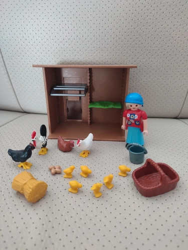 Playmobil poulailler poule coq