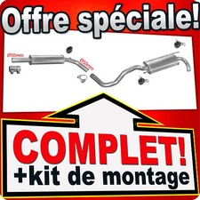 Ligne pot d'échappement pour