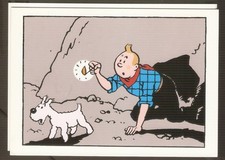 HERGE grande carte double BD
