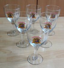 ** LOT DE 6 VERRES A BIERE 25 CL "BIERE SUR LIE" DE LA BRASSERIE SCHUTZENBERGER 