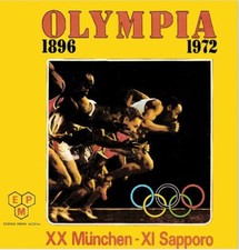 OLYMPIA 1896 1972 Panini Sticker Stamps MANCOLISTA x Figure Album