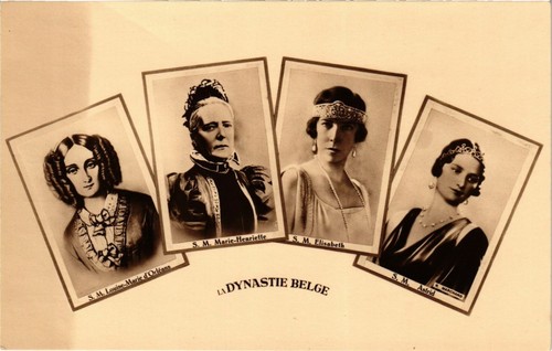 Cpa dynastie belge belgian - dynastie,