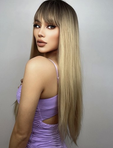 Perruque synthétique blond - perruque,
