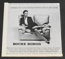 1979 Print Ad Sexy Fashion Lady Heels Long Legs Brunette Roche Bobois Feminine T