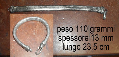 Argento bain indien bracelet - argento,