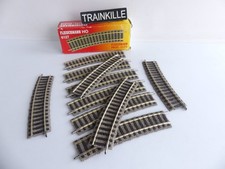 6127 FLEISCHMANN PROFI HO 10 RAILS COURBES 18° RAYON 2 / 420 MM