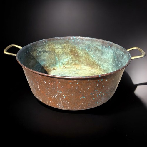 Ancienne bassine cuivre et - bassine,