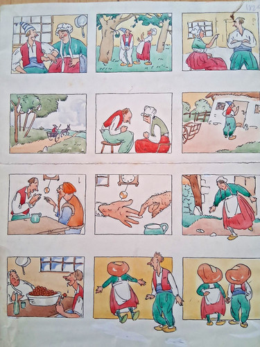 Jolie planche couleur - couleur, parue