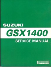 SUZUKI GSX1400,GSX1400 K2,2002 ON ORIGINAL FACTORY WORKSHOP MANUAL