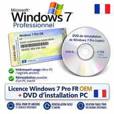 Licence Windows 7 Pro FR OEM +