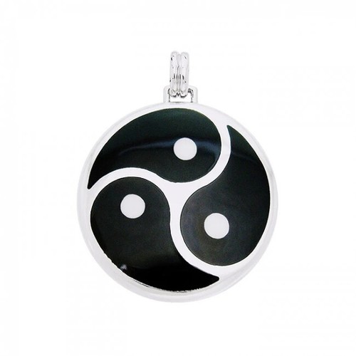 Pendentif triskele argent - triskele, en