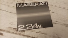 Catalogue /  Brochure MASERATI