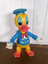DONALD Walt Disney Productions DELACOSTE 29cm Articulated Pouet Made in France 1969
