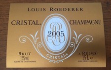 Une étiquette de champagne