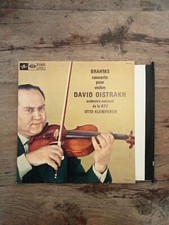 COLUMBIA CCA 1000 BRAHMS CONCERTO POUR VIOLON OISTRAKH KLEMPERER FRENCH LP 