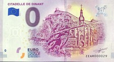 BILLET 0 EURO CITADELLE DE DINANT BELGIQUE 2018 TOUT PETIT NUMERO 29