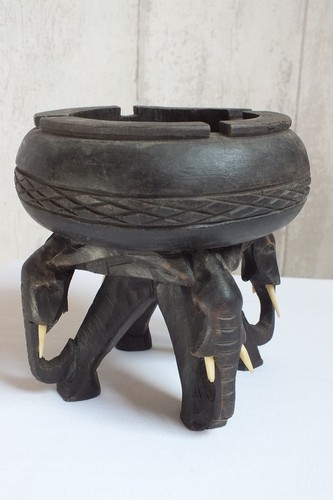 Ancien cendrier ebene - ancien,
