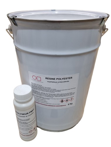 Résine polyester iso kg - 5,