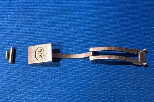 Boucle acier de bracelet - boucle, or