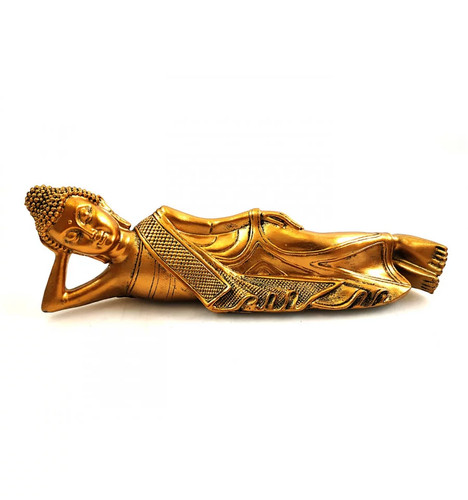 Statuette bouddha couché - statuette,