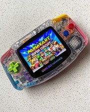 Nintendo Gameboy Advance GBA AGB BACKLIT IPS Bright Crystal Clear Starburst?