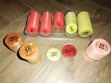 Large Lot of 126 Luxury Casino Chips