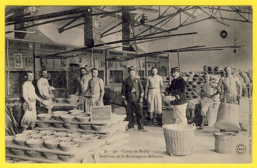 Cpa camp mailly la - camp, (aube)