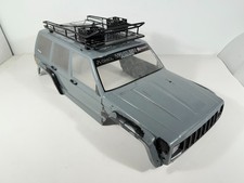 Used AXIAL SCX 10 II Grey Jeep Cherokee Body 1/10 Crawler Truck 4x4 See Images