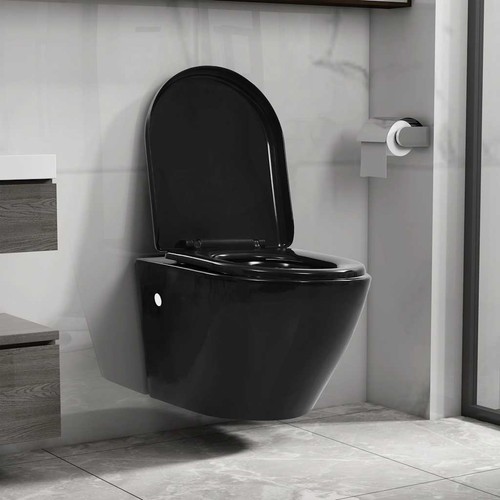 Toilette suspendue mur sans - toilette, au
