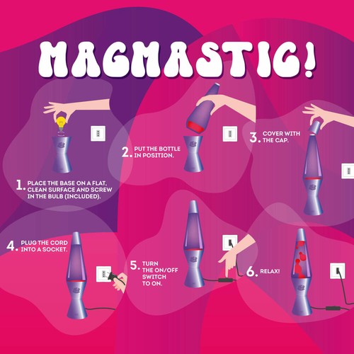 Legami lava lamp - legami, magmastic