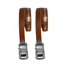 Sangles en cuir marron