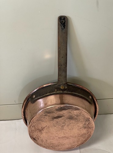 Ancienne sauteuse cuivre - sauteuse, en