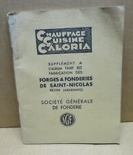 CHAUFFAGE CUISINE CALORIA