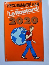 plaque émaillée du routard