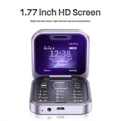 Téléphone clapet i16 pro - à,