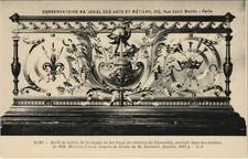 Old postcard Paris (3rd) Cnam - wrought iron ramp middle pattern (133772)