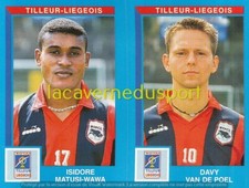 488 MATUSI-WAWA VAN  TILLEUR-LIEGEOIS STICKER PANINI FOOTBALL BELGIQUE 1999 2000