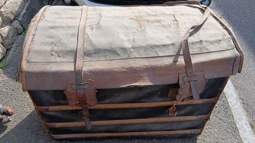 Ancienne malle voyage - ancienne,