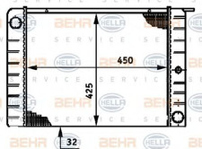 HELLA 8MK376720-461 Radiateur