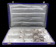 PORTE-COUTEAUX vers 1880 fables de FLORIAN /  optique lanterne magique