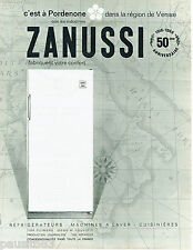 1966 ADVERTISING ADVERTISEMENT 115 ZANUSSI refrigerator made in Pordenone
